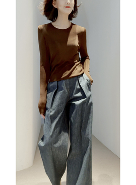 26春款【精致腔调_意大利琎口纱_微凉细腻/轻薄感】针织套衫上衣