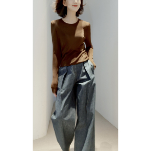 针织套衫 轻薄感 上衣 精致腔调_意大利琎口纱_微凉细腻 26春款