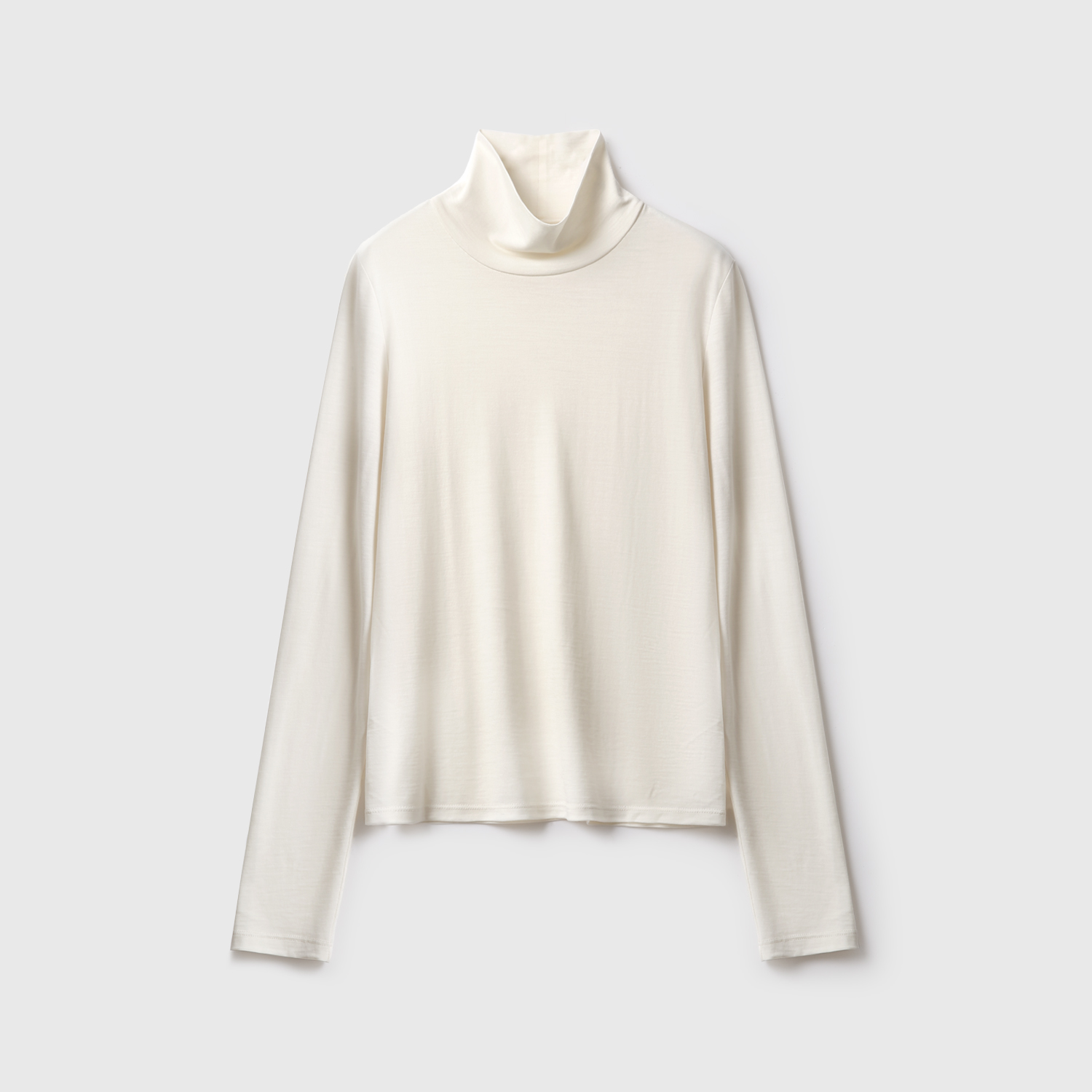 戎美【TX0927286】及简风~可机洗/敲高支荃羊毛！高领萬能打底T恤