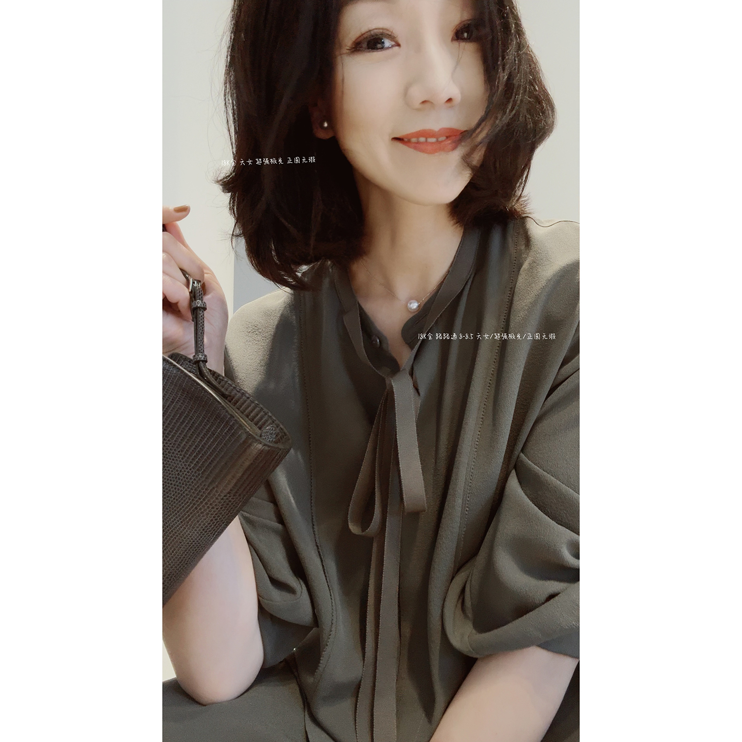 *禾真絲鬼縐易打理抗皺老錢靜奢