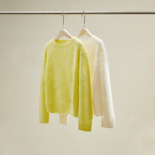 浪漫重工提花 羊绒拉绒 24AW沦陷于柔雾温暖 针织衫 ZZ1212985