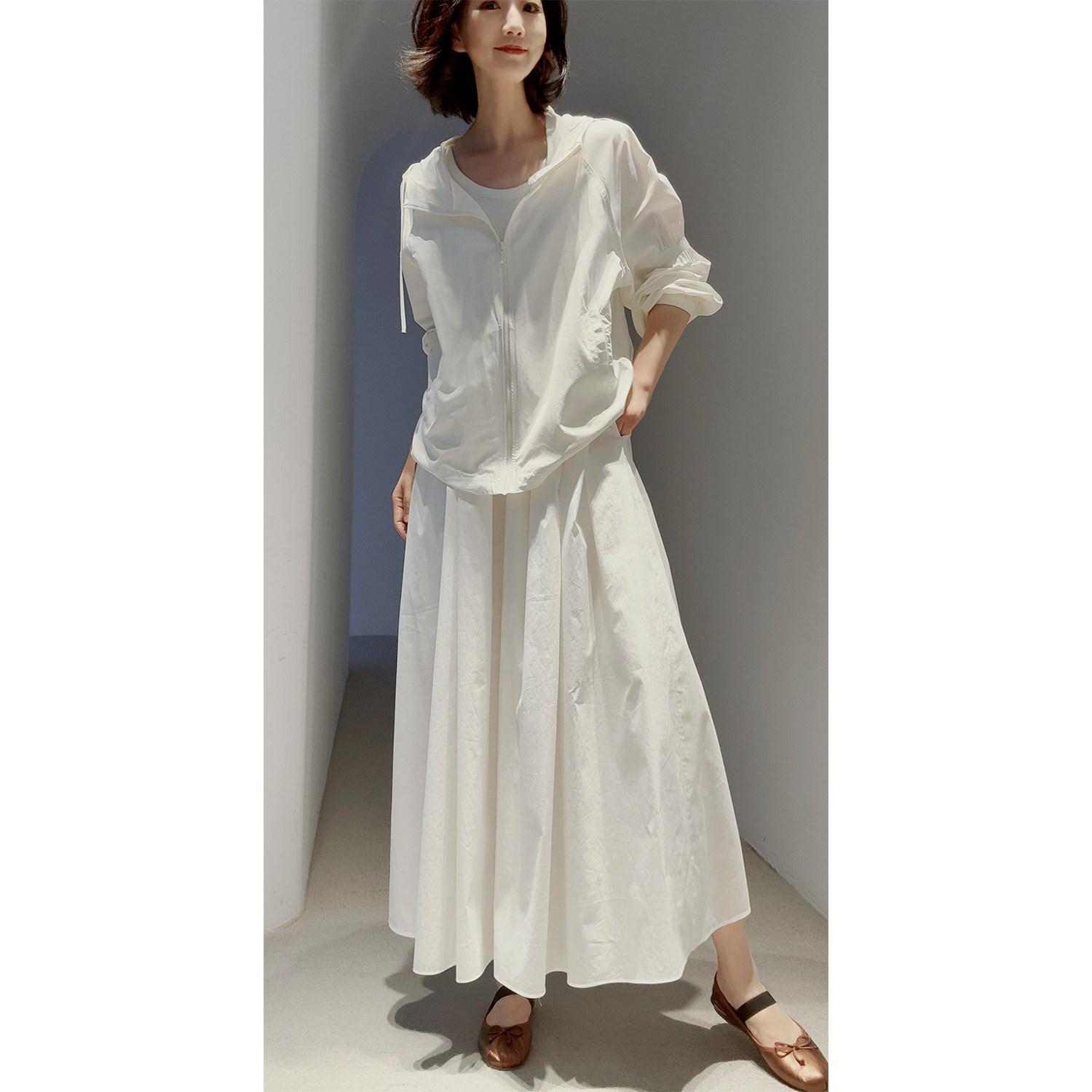 26春~【润肤桑蚕丝/轻如云/抗紫外线】清新糖果色系_防晒连帽外套