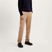 意大利琎口_舒适棉羊毛经典 中腰 可三季 有型男士 休闲商务长裤