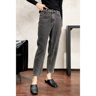 秋冬~【法奢同料/特殊肌理/骑兵斜/风格牛仔】显瘦时髦/牛仔裤