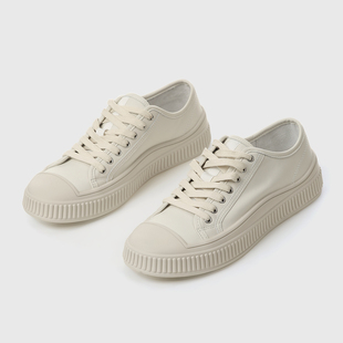 百搭系带 SH0421803 夏日暴走 厚底休闲饼干鞋 牛皮