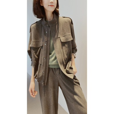 奢暖修身B*C同精纺羊绒の亲民替