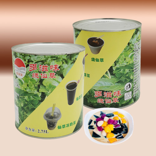 奶茶四果汤原料多滋味烧仙草汁 清凉仙草冻液体常温罐装 2.75L - 封面