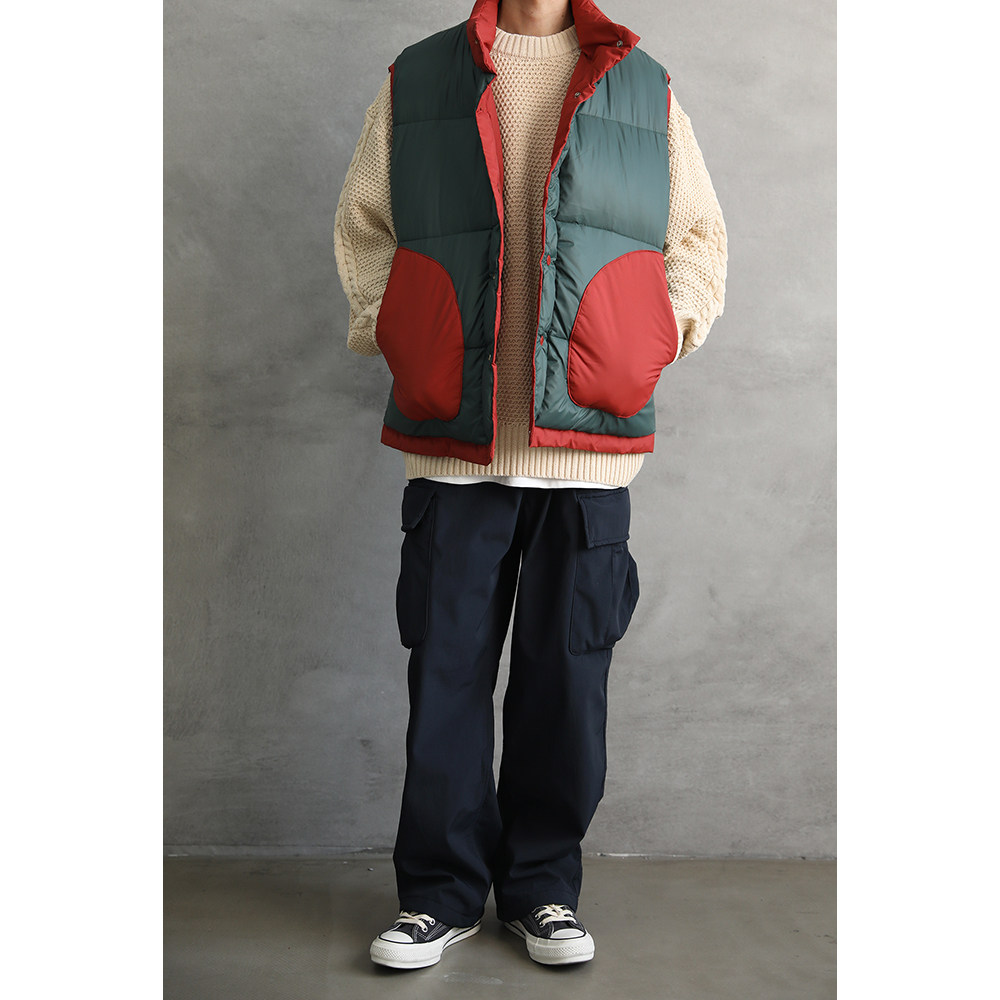 LH 스토어 일본 복고풍 가역 고품질 스탠드 칼라 작업복 다운 조끼 남성과 여성을위한 따뜻한 두꺼운 조끼