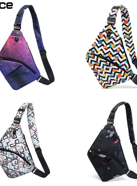 osoce斯哲数码潮流枪胸包女斜挎包b13二代男士单肩手机防盗休闲包