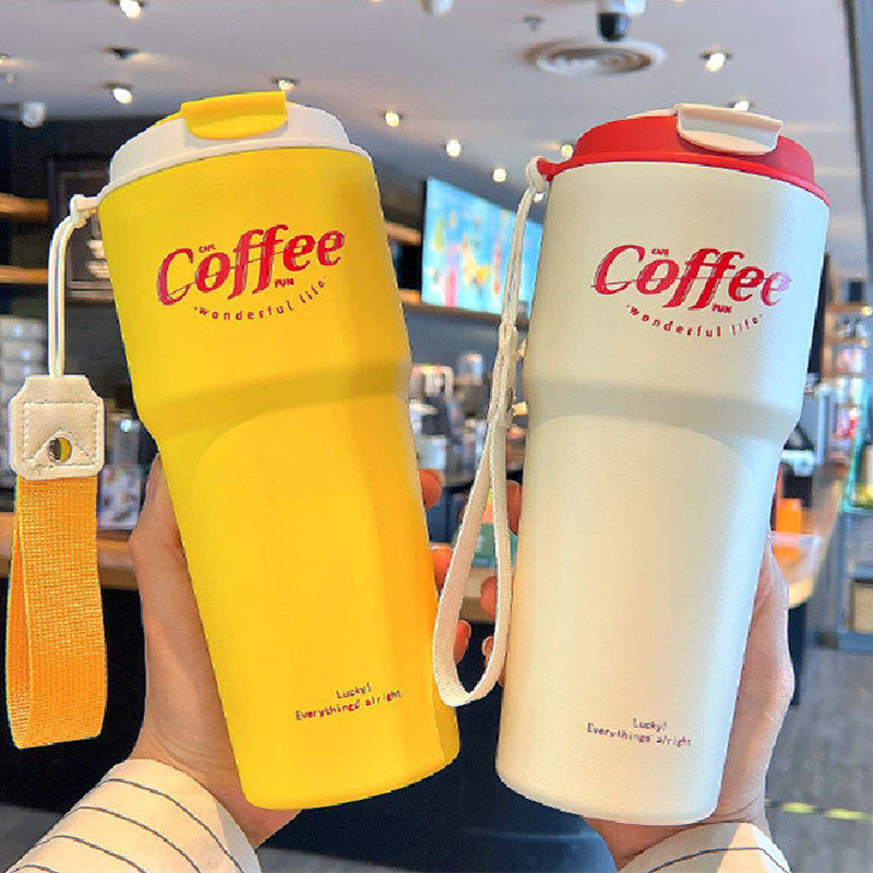 择聚马克杯304不锈钢咖啡杯