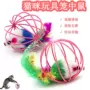 Two Pack] Dog Cat Toy Tumbler Mouse Plush Feathers Cat Stick Huấn luyện thú cưng - Mèo / Chó Đồ chơi do choi thu cung