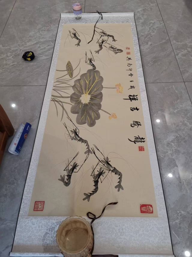 齐白石弟子张光兴的画真品己鉴定名人...