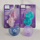 飞利浦新安怡Avent全硅胶圆头安抚奶嘴宝宝新生儿哄睡奶嘴0-3-18m