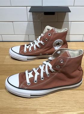CONVERSE匡威 All Star美拉德棕色男女高帮透气休闲帆布鞋A08578C