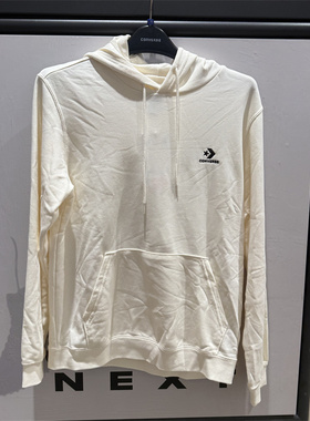 CONVERSE匡威星箭刺绣针织连帽套头衫男女款休闲卫衣10023874-A14