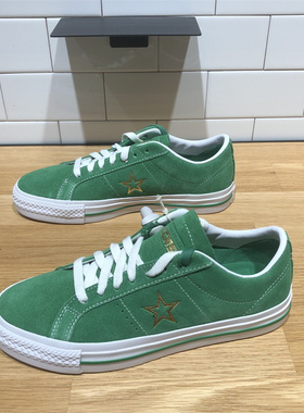 CONVERSE匡威One Star Pro烫金Logo男女翻毛皮低帮滑板鞋 A06645C