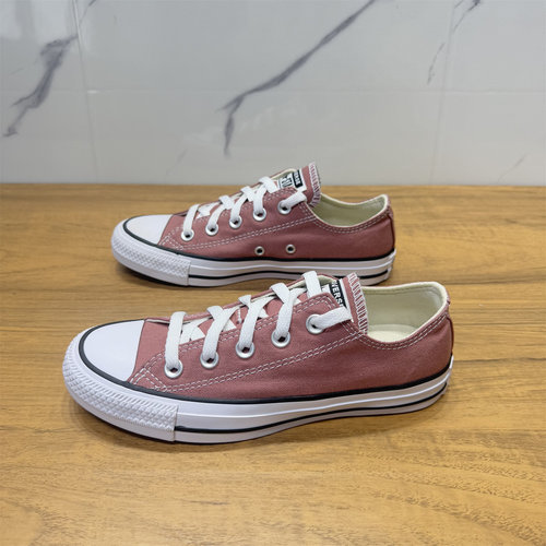 匡威豆沙粉男女低帮休闲帆布鞋