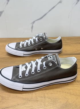 CONVERSE匡威 夏季All Star木炭色男女休闲复古低帮帆布鞋 1J794C
