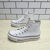 Lift厚底松糕增高女子高帮皮质板鞋 CONVERSE匡威All Star 561676C