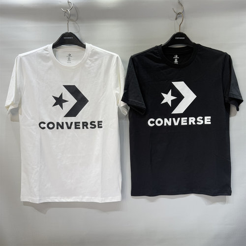 匡威夏季棉质星箭图案男女T恤
