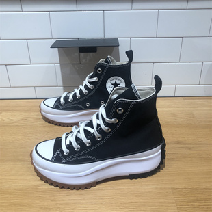 CONVERSE匡威Run Star Hike男女高帮流星厚底鞋增高帆布鞋166800C