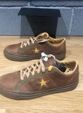 CONVERSE匡威 One Star Pro 男女低帮皮质做旧休闲滑板鞋 A07088C