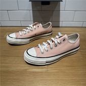 CONVERSE匡威新款 A03448C 1970S粉橙色男女低帮休闲透气耐磨帆布鞋