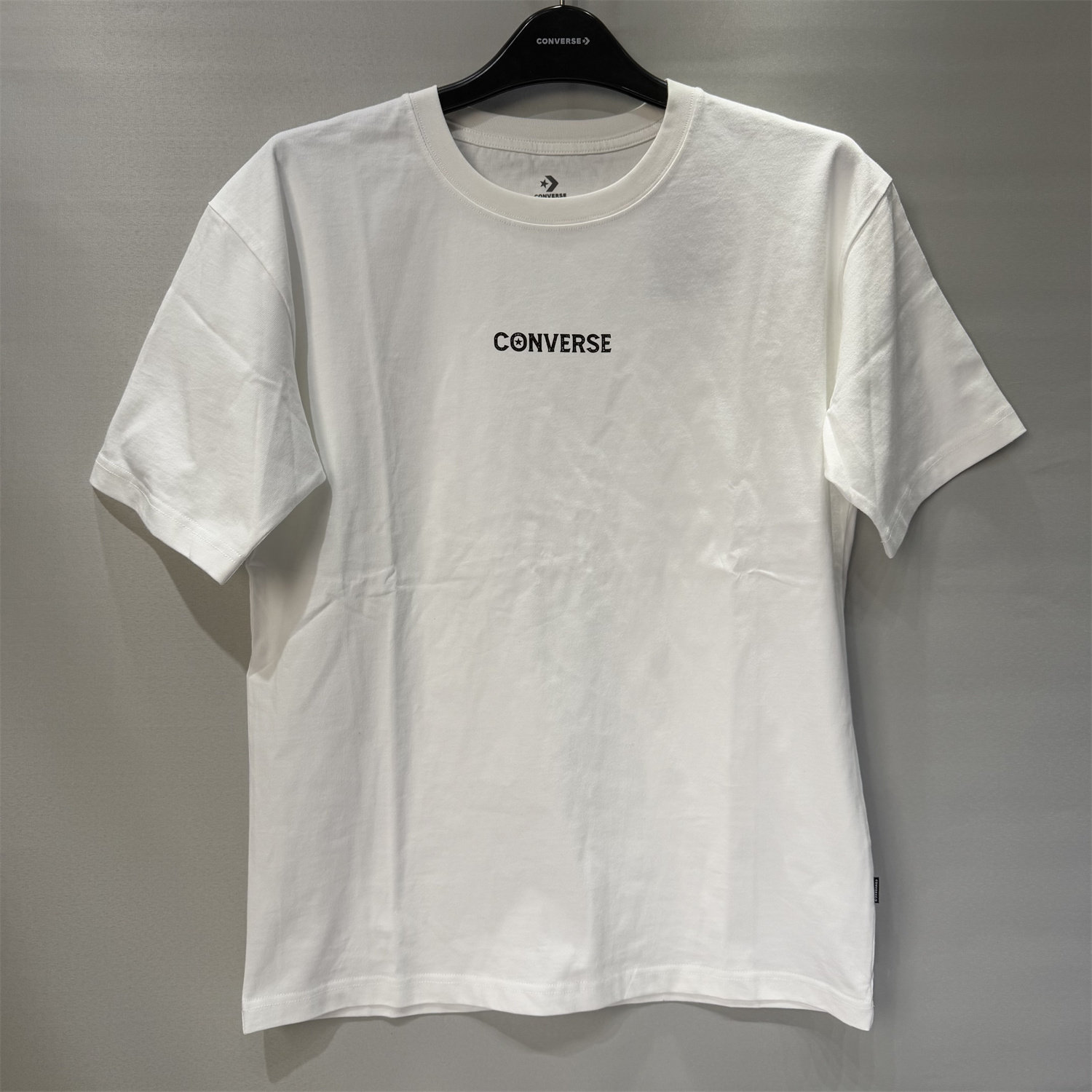 CONVERSE匡威 新品金榜题名印花男子圆领宽松短袖T恤 MCH875-001