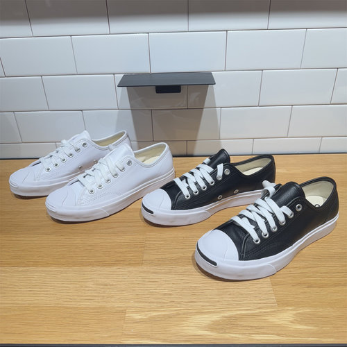 匡威金典开口笑男女牛皮革板鞋