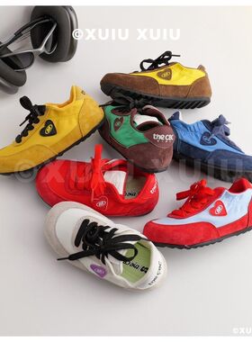 cbc童鞋『缪系OPEN』透气杜邦复古儿童机能薄底板鞋魔术贴