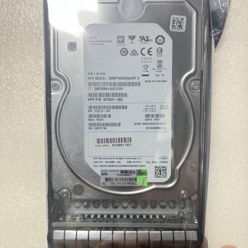 HP K2P87B 3PAR 8000 4T SAS 7.2K K2P87A,871864-001 810881-001