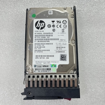 HP 670823-001 653569-001 300GB 2.5寸 6G DP 10K 服务器硬盘