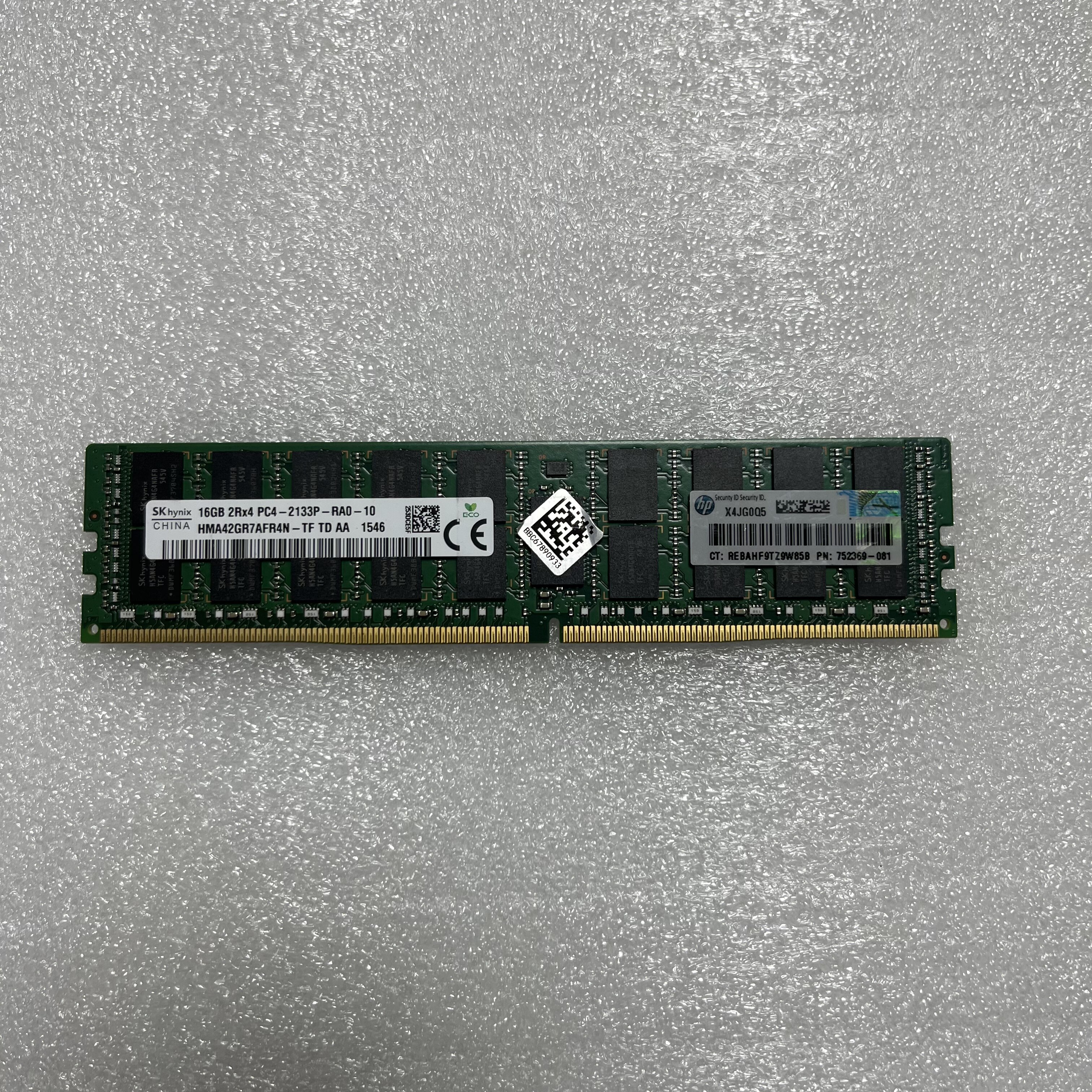 HP 752369-081 16G 2RX4 PC4 2133P 726719-B21 G9服务器内存