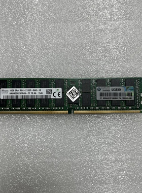 HP 752369-081 16G 2RX4 PC4 2133P 726719-B21 G9服务器内存