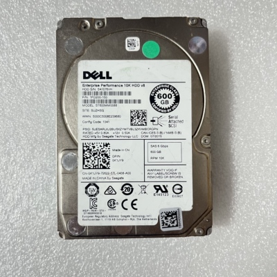 DELL/戴尔600GB 10K 12GB SAS ST600MM0088 0R95FV 0K1JY9
