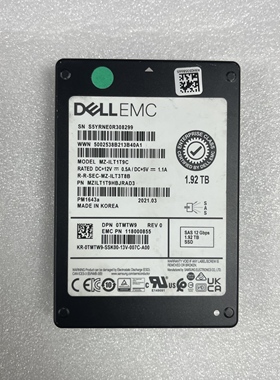 DELL/戴尔 1.92T 0498F8 118000855 MZ-ILT1T9C MZILT1T9HBJRAD4
