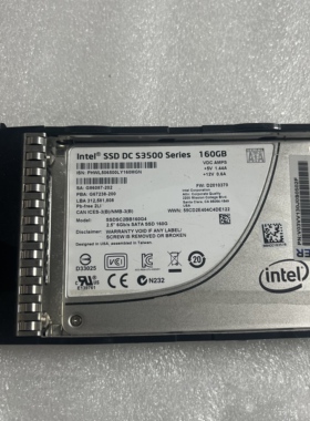 英特尔Intel DC S3500 160GB SSD硬盘 现货SSDSC2BB160G4