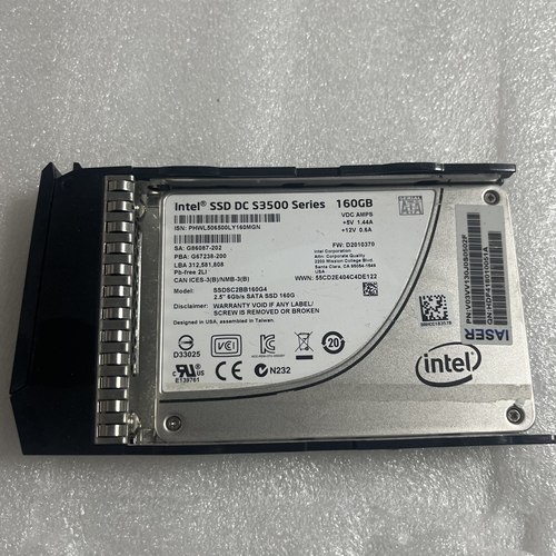 英特尔Intel DC S3500 160GB SSD硬盘 现货SSDSC2BB160G4