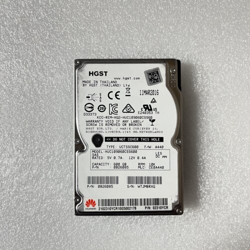 华为 600G 2.5 10K SAS 02310YCR RH2288 RH288H V3 V2服务器硬盘