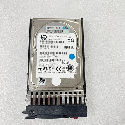 HP/惠普 507284-001 EG0300FBDSP 300G 10K SAS 2.5寸 服务器硬盘