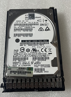 HP 781577 600G 10K SAS 2.5 12G 781516-B21 781577-001 正品