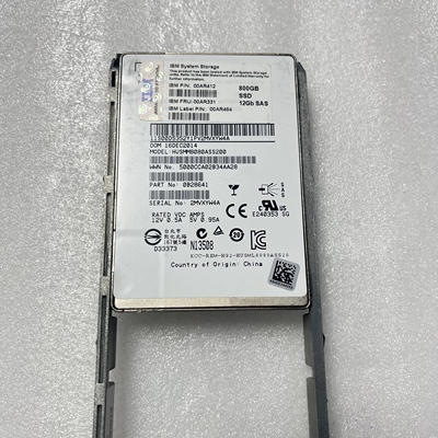 IBM 00AR331 00AR412 800GB SSD SAS 2.5英寸 V7000 Gen2存储硬盘