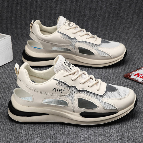 凉鞋男款夏季潮流外穿户外运动防滑耐磨开车沙滩涉水包头洞洞拖鞋