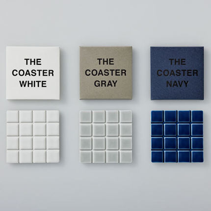 中川政七 The Coaster 陶瓷杯垫 日本进口 3色简约瓷砖设计餐具