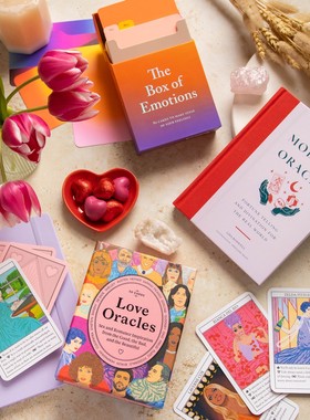 爱情神谕卡人间指南趣味卡牌 猫咪占星女性 英国进口游戏桌游礼物