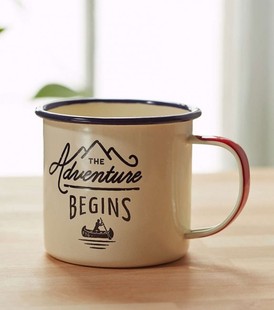 户外搪瓷咖啡马克杯 Hardware 露营复古绅士礼物 英国Gentlemen