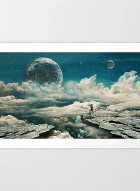 宇宙旁白装饰画独家授权