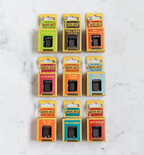 Ретро классическая музыкальная шкатулка, заводная игрушка, США, подарок на день рождения