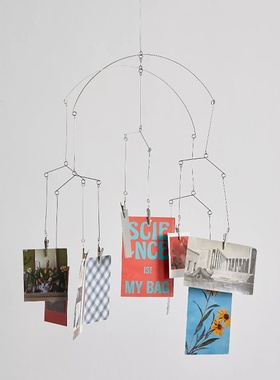 照片卡片动态挂饰 明信片照片夹子挂钩 美国 Kikkerland 简约设计