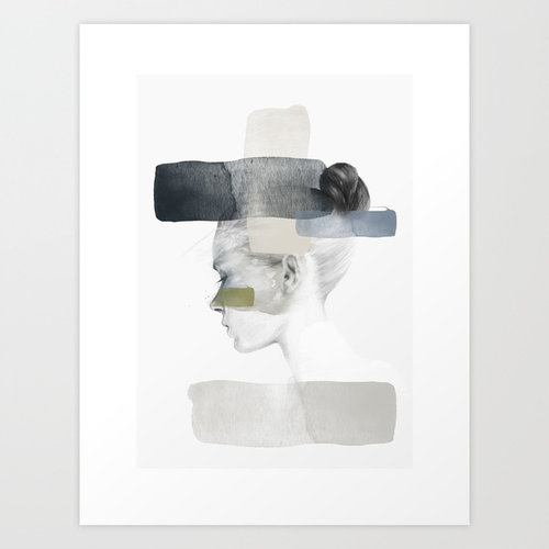 灰色调Society6装饰画